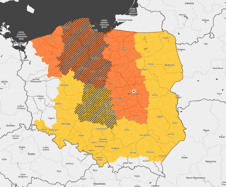 Polska w lodowym uścisku. Alerty IMGW przed ekstremalną pogodą