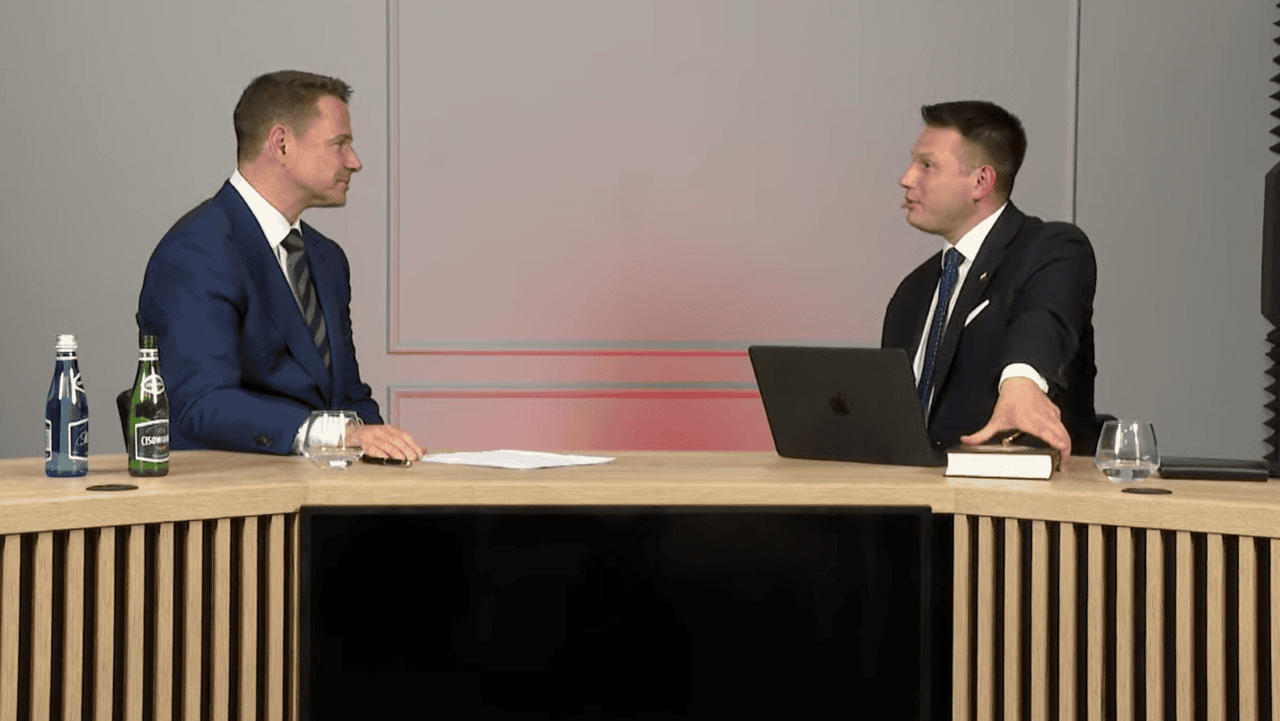 Rafał Trzaskowski i Sławomir Mentzen