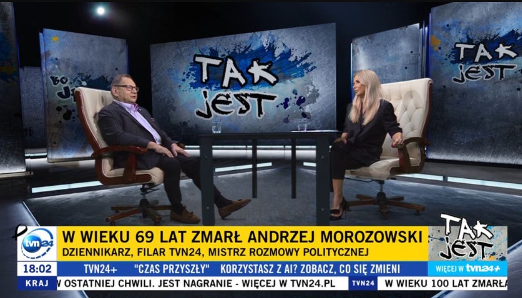 "Tak jest" z nową prowadzącą. To ona zastąpiła Morozowskiego