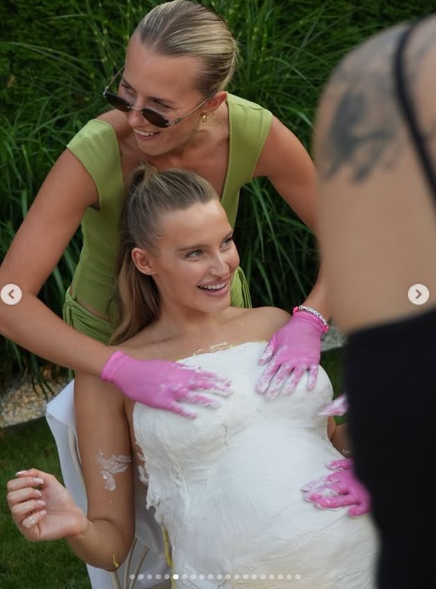 Żadna gwiazda nie zrobiła czegoś takiego z ciążowym brzuchem! Baby shower Karoliny Pisarek to inny wymiar luksusu