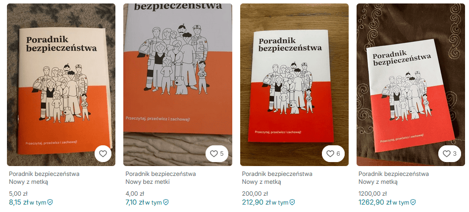 Trudno uwierzyć, co Polacy robią z poradnikami bezpieczeństwa