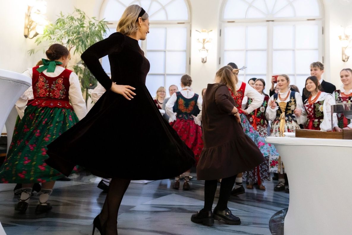 Nieoczekiwany gest córki Nawrockiej. To skradło show w Pałacu Prezydenckim