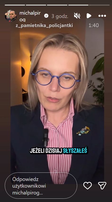 Piróg zacytował policjantkę. To należy zrobić w razie zagrożenia: "Zasada 4 U"