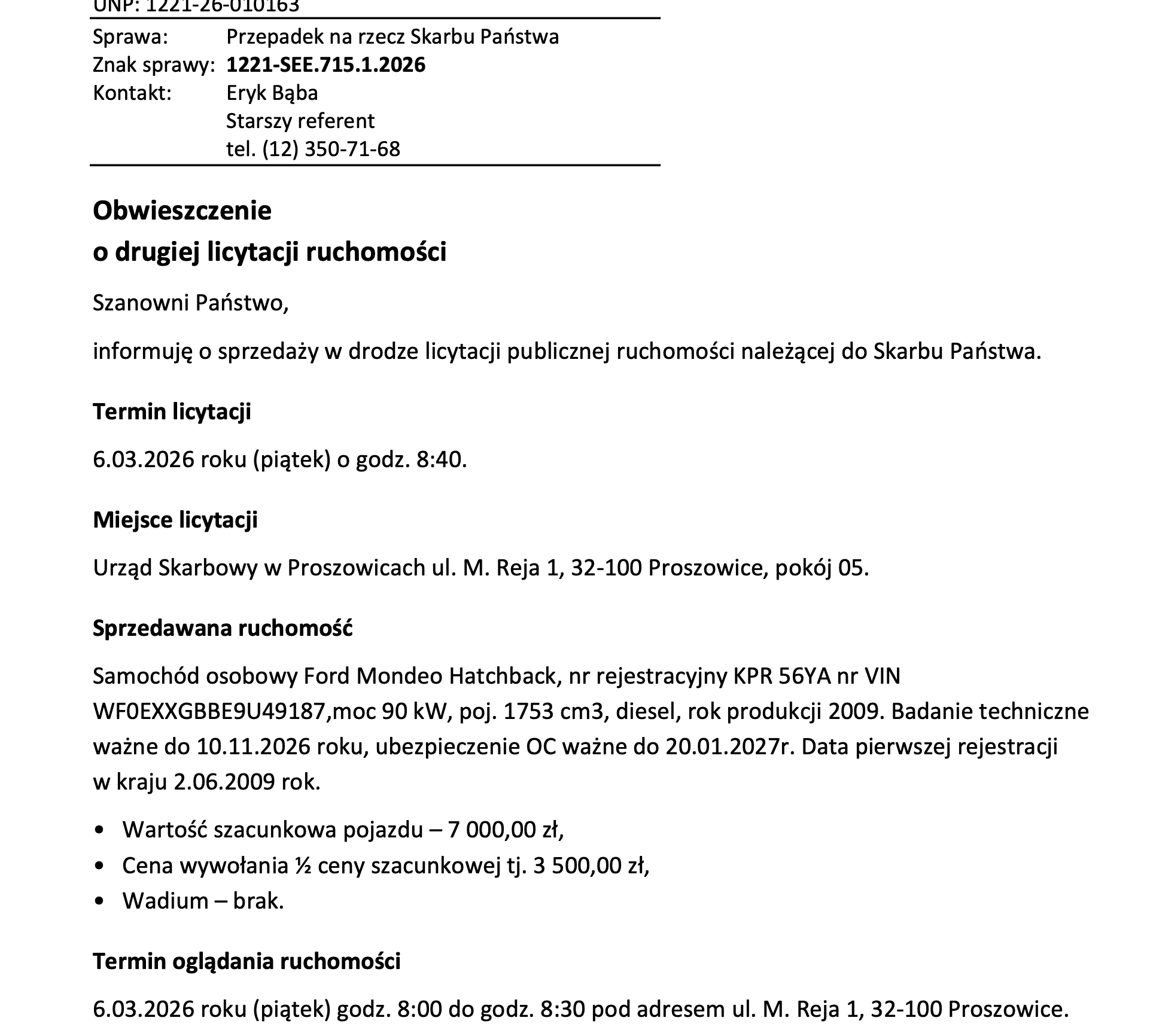 Skarbówka wyprzedaje samochody pijanych kierowców. Takie auta można kupić już za mniej niż 1000 zł