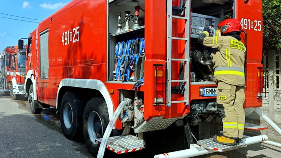 Alarm chemiczny w polskiej miejscowości, okolicę spowiła toksyczna chmura. Ewakuowano 100 osób