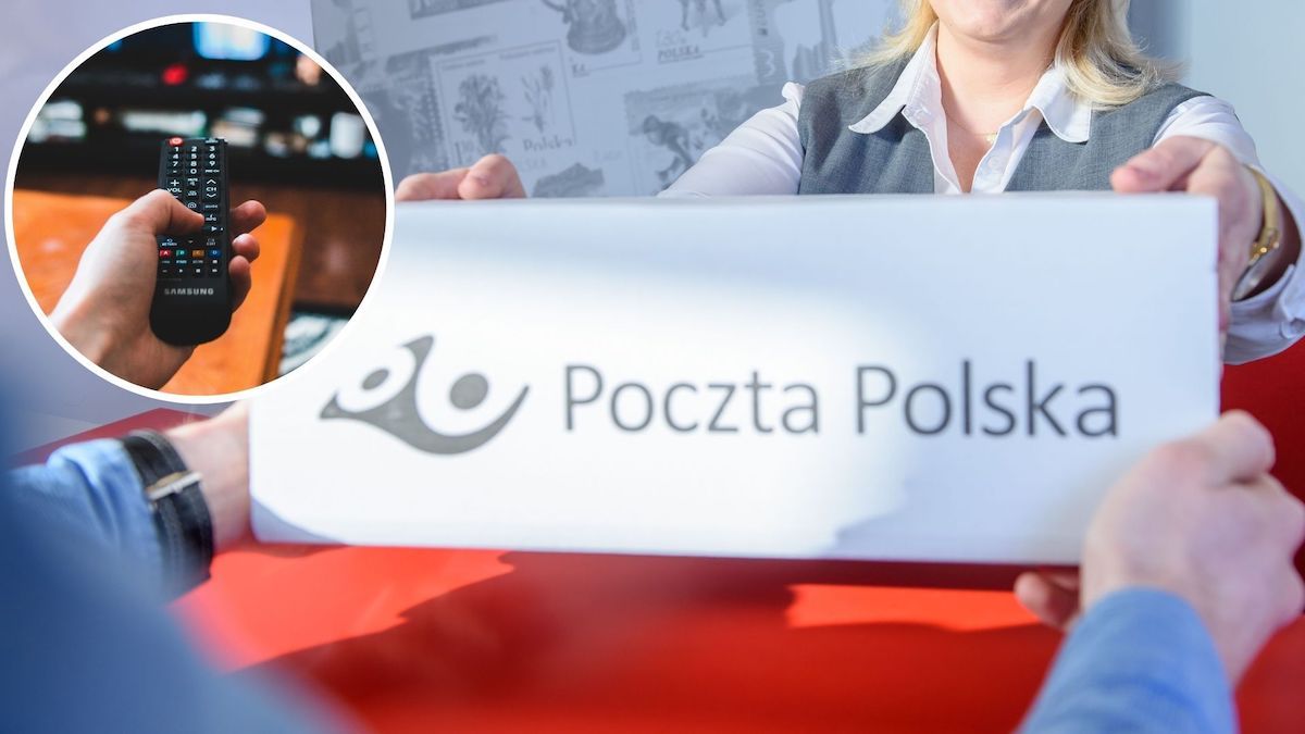 Poczta Polska pilot telewizor