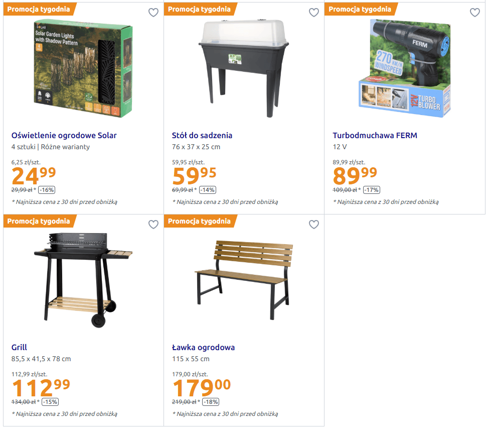 W Action powariowali. Sklep wyprzedaje perełki do ogrodu i na taras za grosze