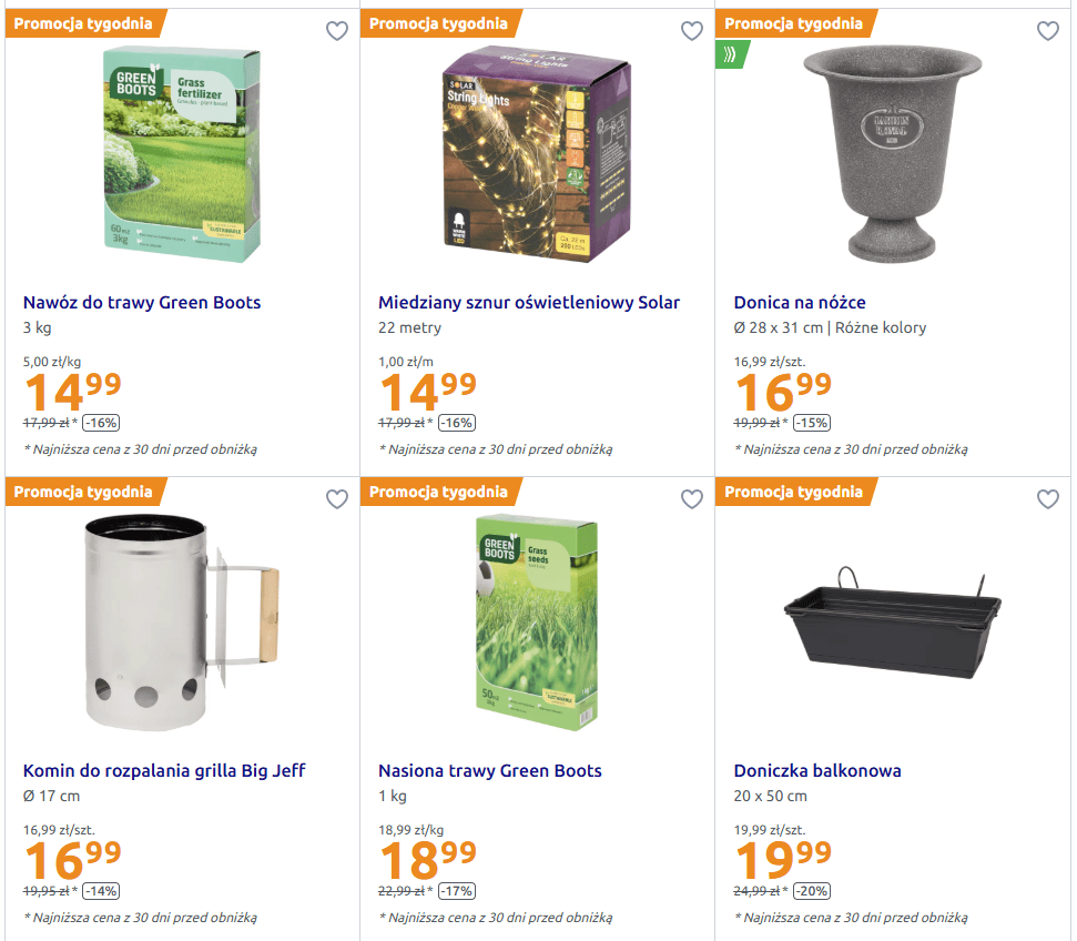 W Action powariowali. Sklep wyprzedaje perełki do ogrodu i na taras za grosze