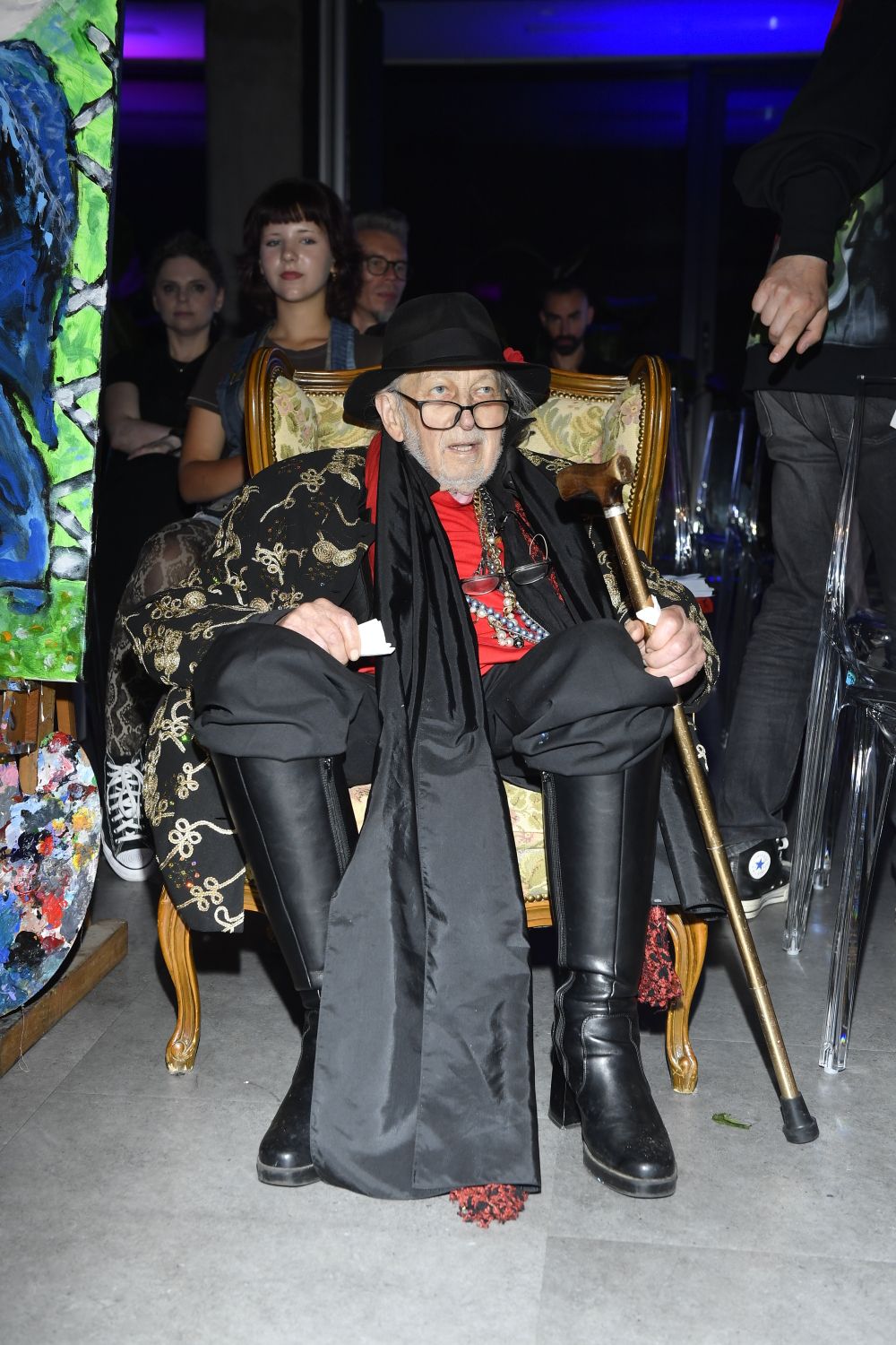 Gwiazdy na Warsaw Fashion Week. Krzysztof Ibisz, Caroline Derpienski, Jakub i Paulina Rzeźniczakowie
