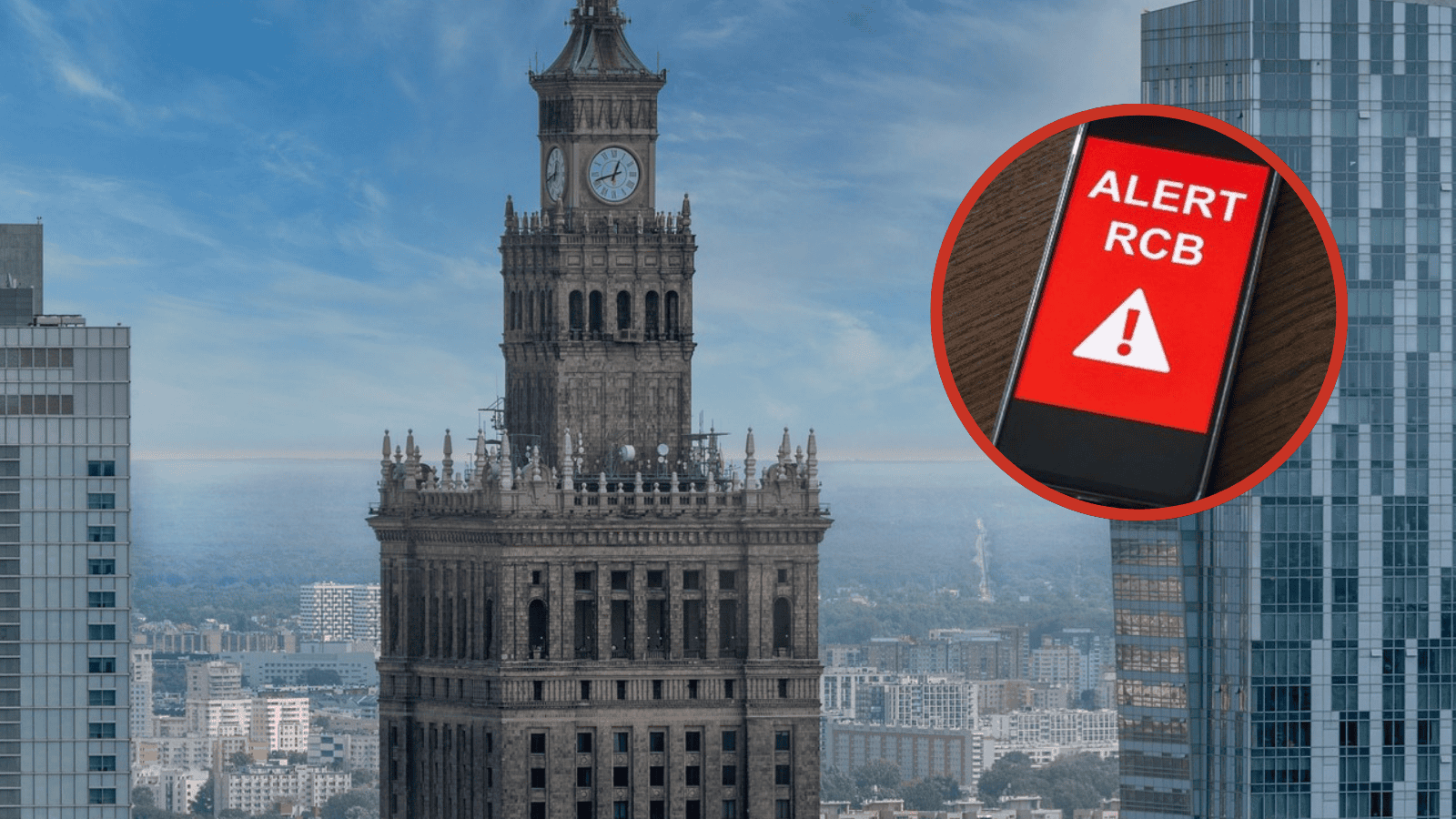 Pilny alert RCB. Służby na ulicach Warszawy