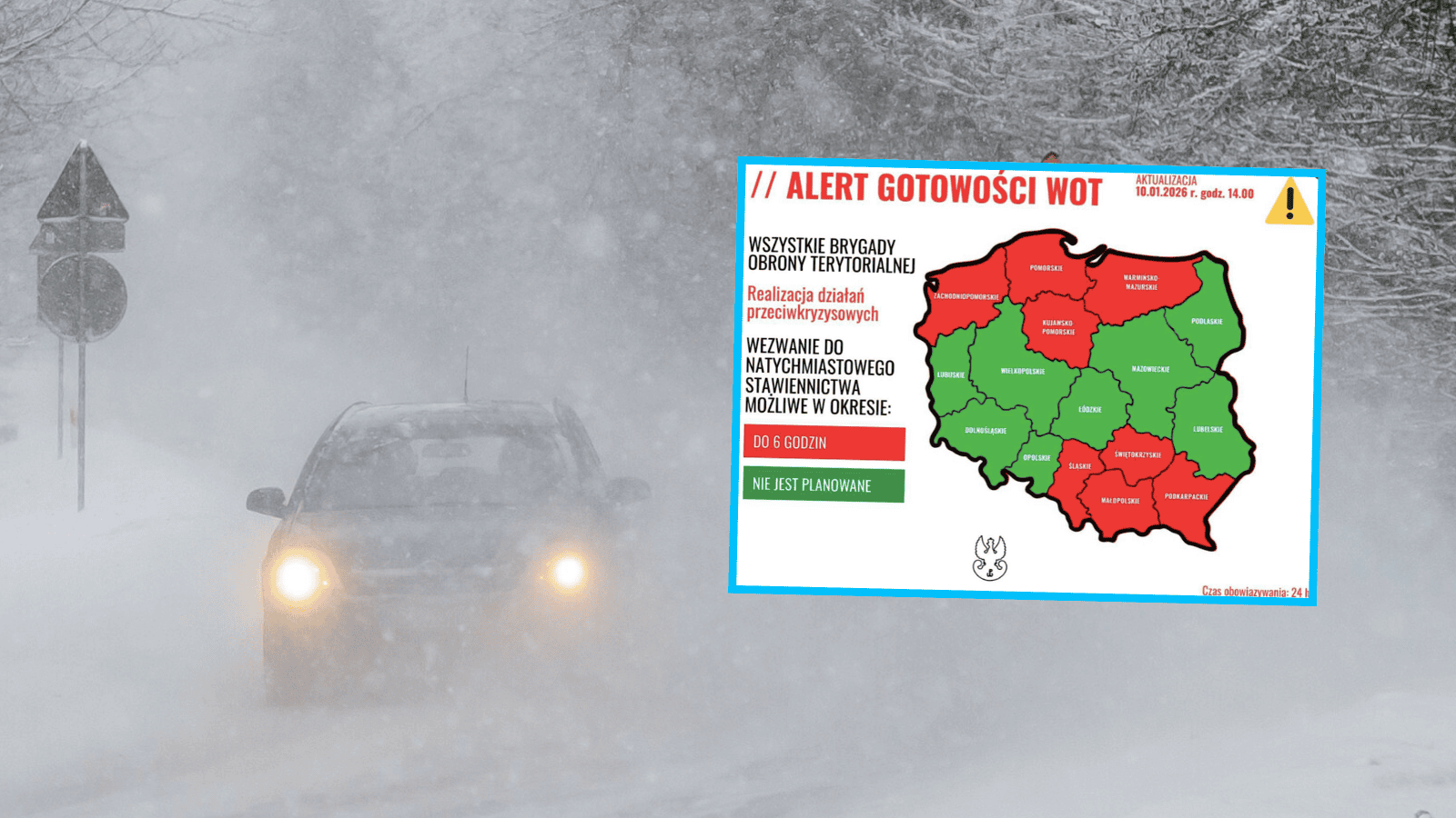 Szef MON wydał komunikat. Ogłoszono alert gotowości WOT