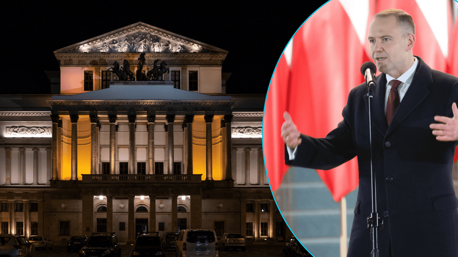 Tak potraktowano Nawrockich w Teatrze Wielkim