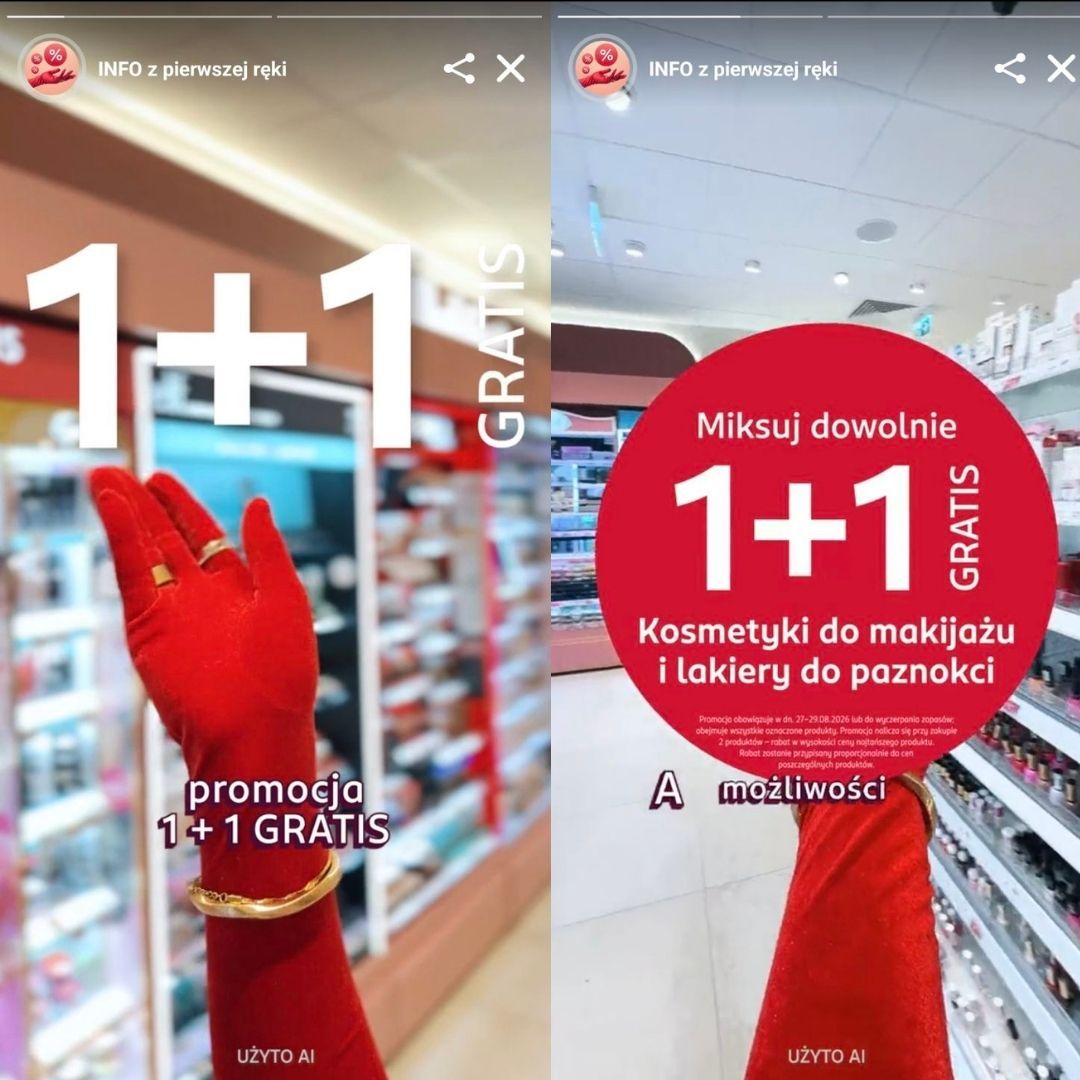 Rossmann rozdaje kosmetyki jak za darmo. Promocja 1+1 potrwa tylko trzy dni, są warunki
