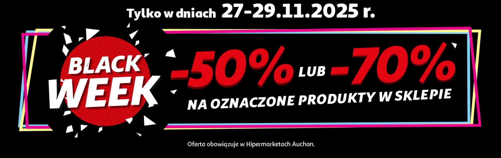 Polacy w piątek pobiegną do Auchan. Oddają 50 proc. za zakupy, na promocji hitowy sprzęt