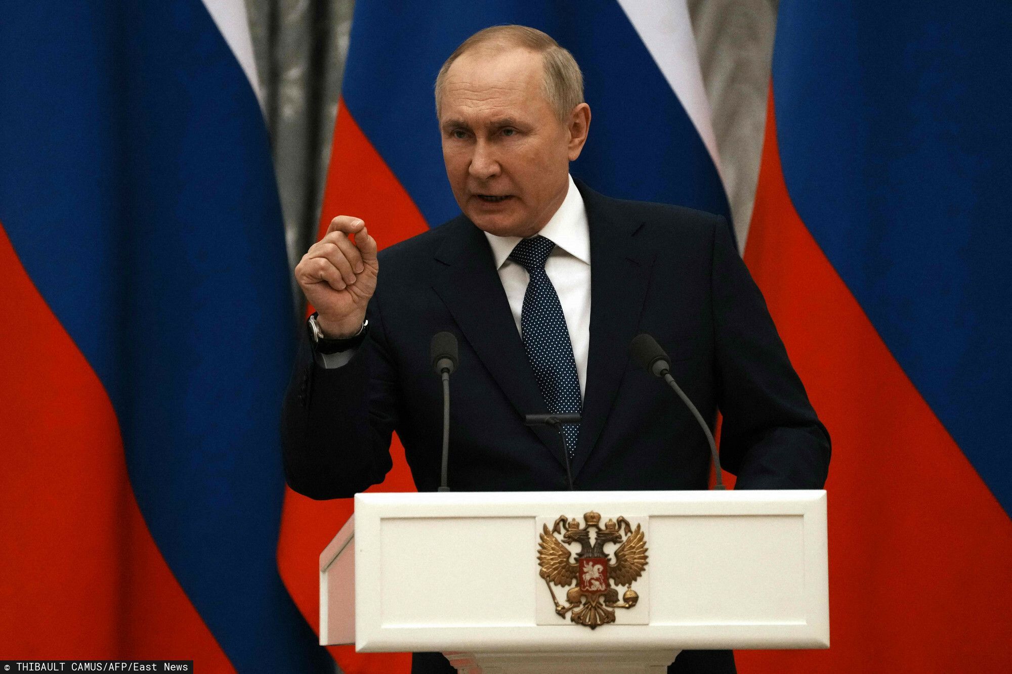 Władimir Putin zapowiada możliwość uznania niepodległości Doniecka i Ługańska, uderza też w Ukrainę
