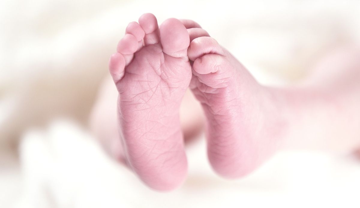 stopy niemowlęce