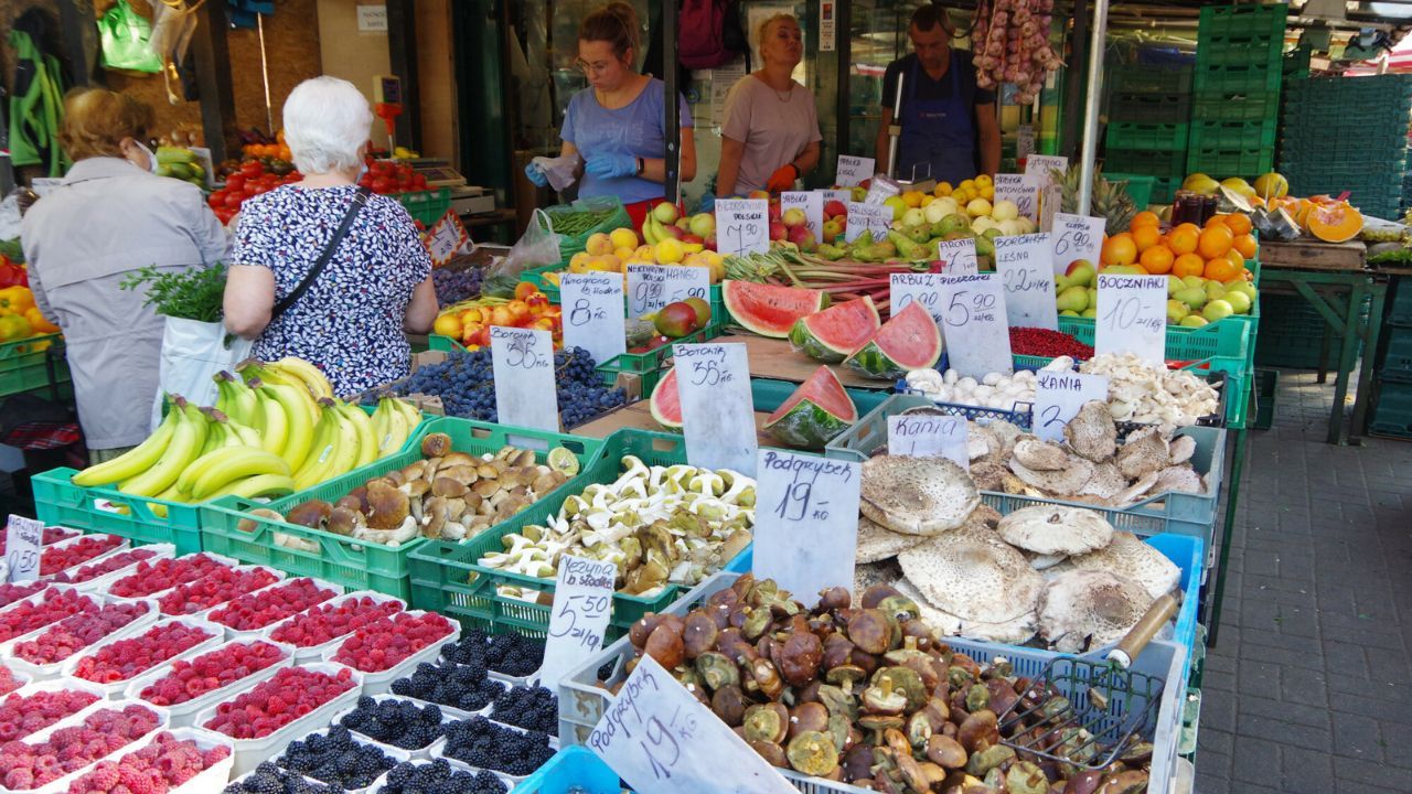 owoce, bazar