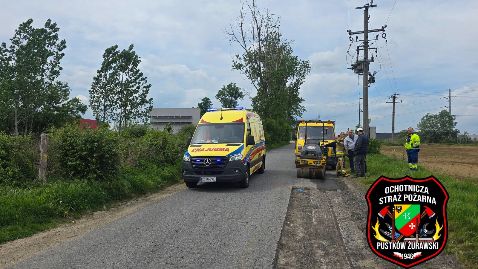 Wypadek pod Wrocławiem. 53-letni mężczyzna zginął porażony prądem