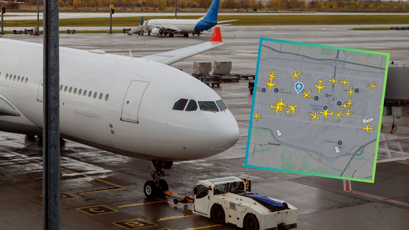Samolot, lotnisko Heathrow
