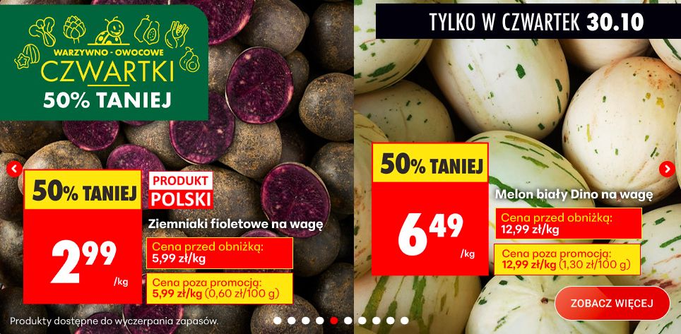 W Biedronce powariowali. W czwartek i piątek klienci będą wynosić pełne koszyki, ale są limity