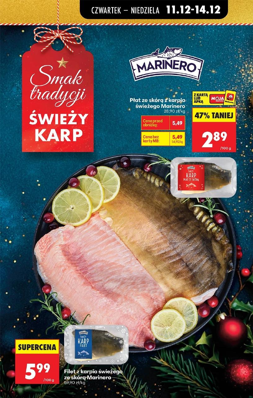 Biedronka zwariowała, wielka obniżka na karpia to dopiero początek. Klienci muszą się spieszyć, czas tylko do końca tygodnia