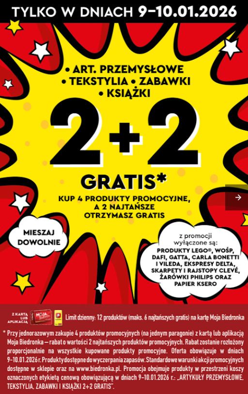Biedronka właśnie ogłosiła. "2+2 gratis" tylko do soboty, klienci dawno nie widzieli takiej promocji