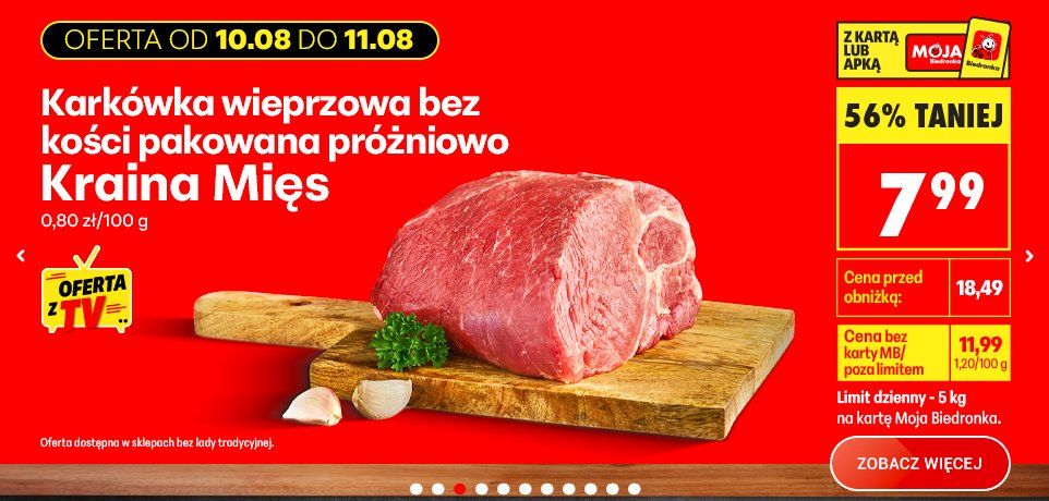 W Biedronce zaczęło się od poniedziałku. Po promocyjne perełki klienci ustawiali się od rana