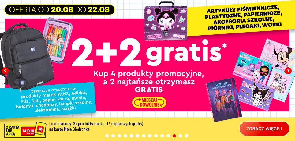 Wielka promocja w Biedronce. Wyprawka szkolna za bezcen, rodzice ustawią się w kolejce