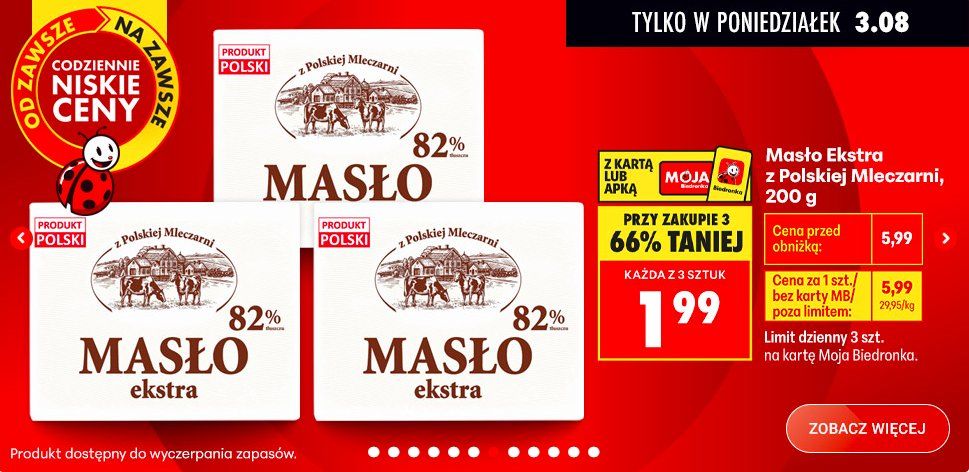 Tylko dzisiaj w Biedronce. Na promocji same perełki, lepiej się pospieszyć z zakupami