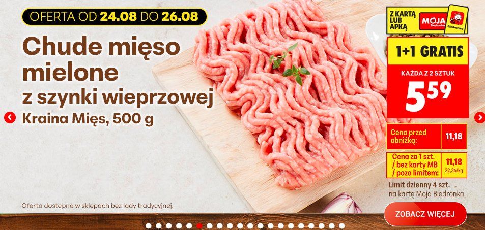 Promocyjne szaleństwo w Biedronce. Klienci wynoszą pełne koszyki, czas się kończy