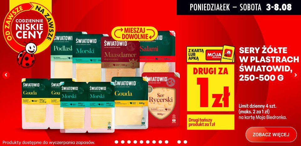 Tylko dzisiaj w Biedronce. Na promocji same perełki, lepiej się pospieszyć z zakupami