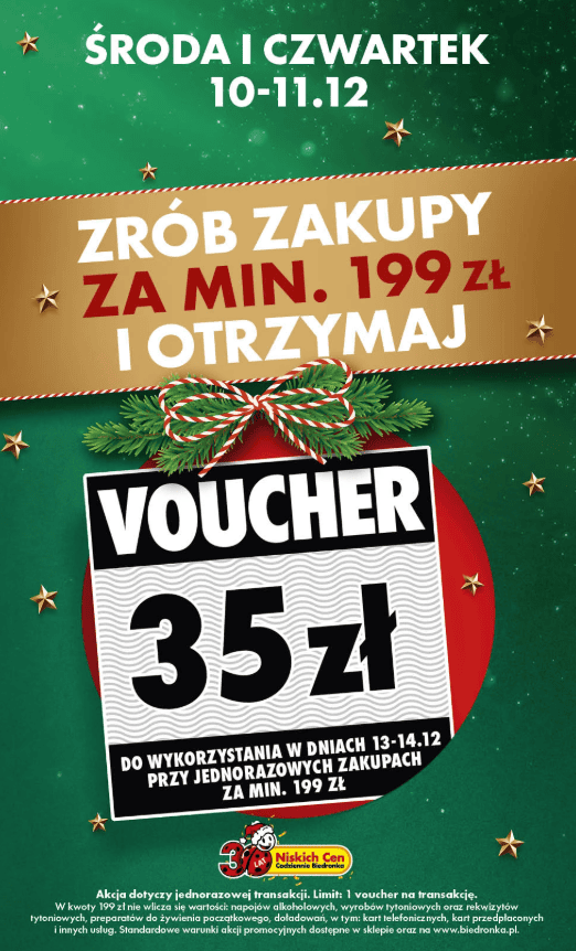 Biedronka zaszalała przed świętami. Olej, mleko i mąka za grosze, a do tego "2+1 gratis"