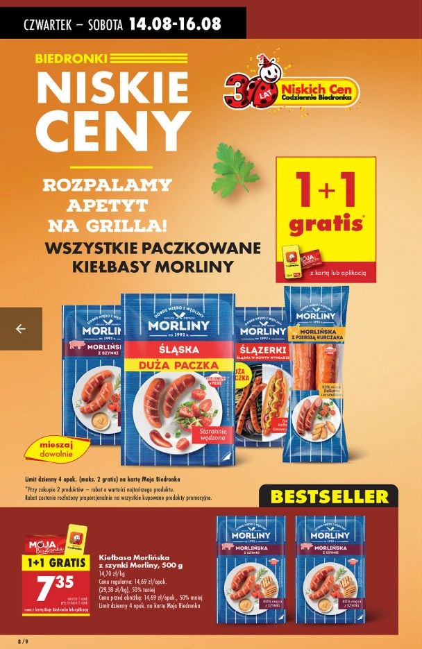 biedronka kiełbasa