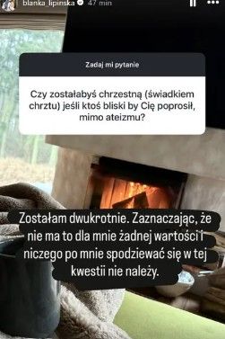 Blanka Lipińska nie wierzy w Boga, a została chrzestną. Wyznała na Instagramie
