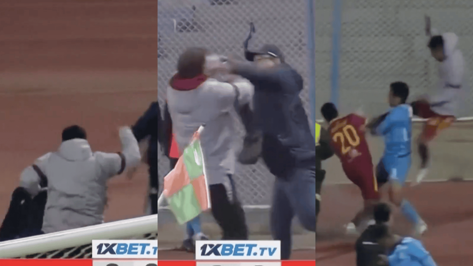 Wielka awantura na boisku. Trener w szpitalu, 17 czerwonych kartek, policja w akcji