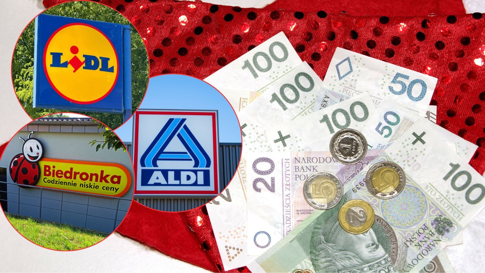 Bony i premie na Święta w dyskontach. Tyle w tym roku sypnęli pracownikom w Biedronce, Lidlu i Aldi