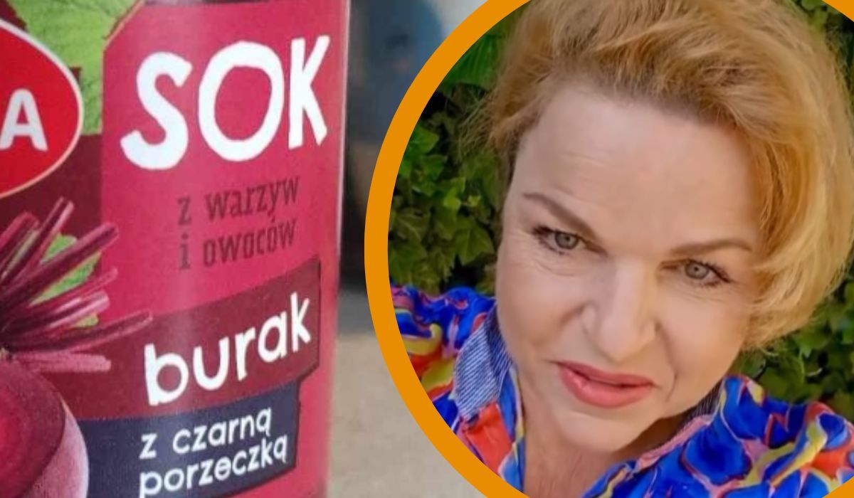 sok z buraka i Katarzyna Bosacka 