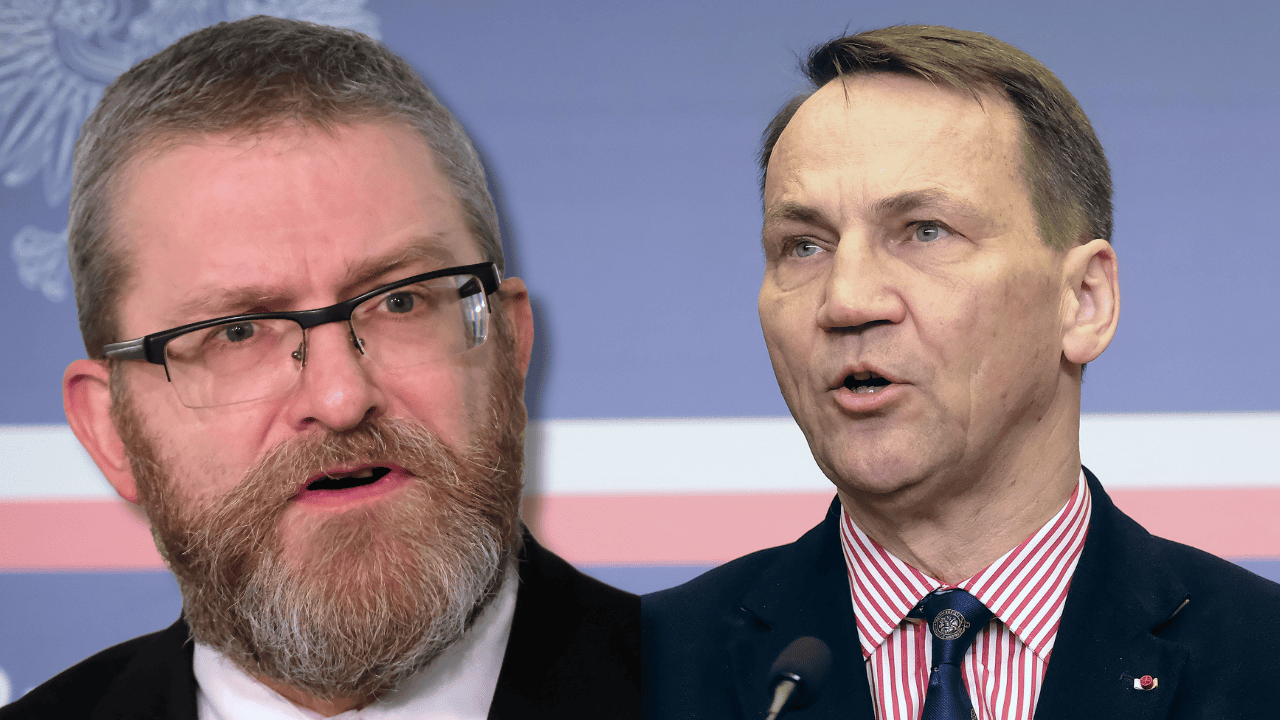 Grzegorz Braun, Radosław Sikorski
