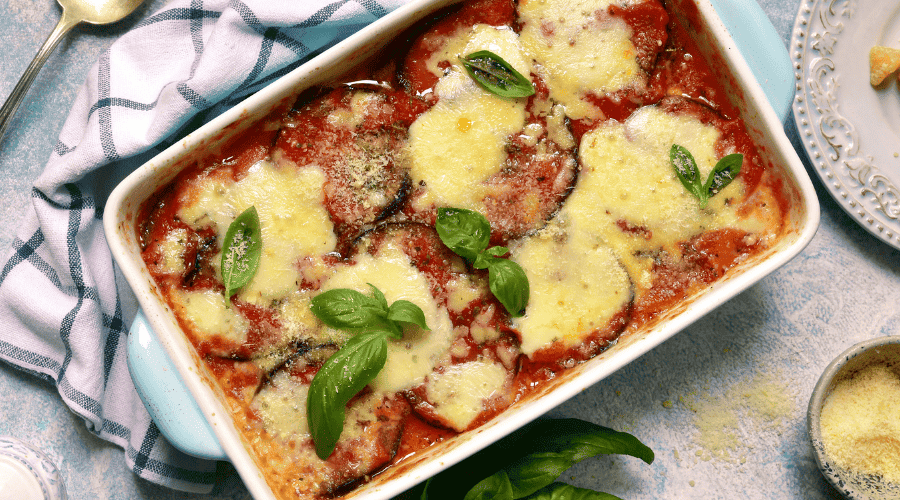 Zapiekanka z bakłażana "melanzane alla parmigiana"