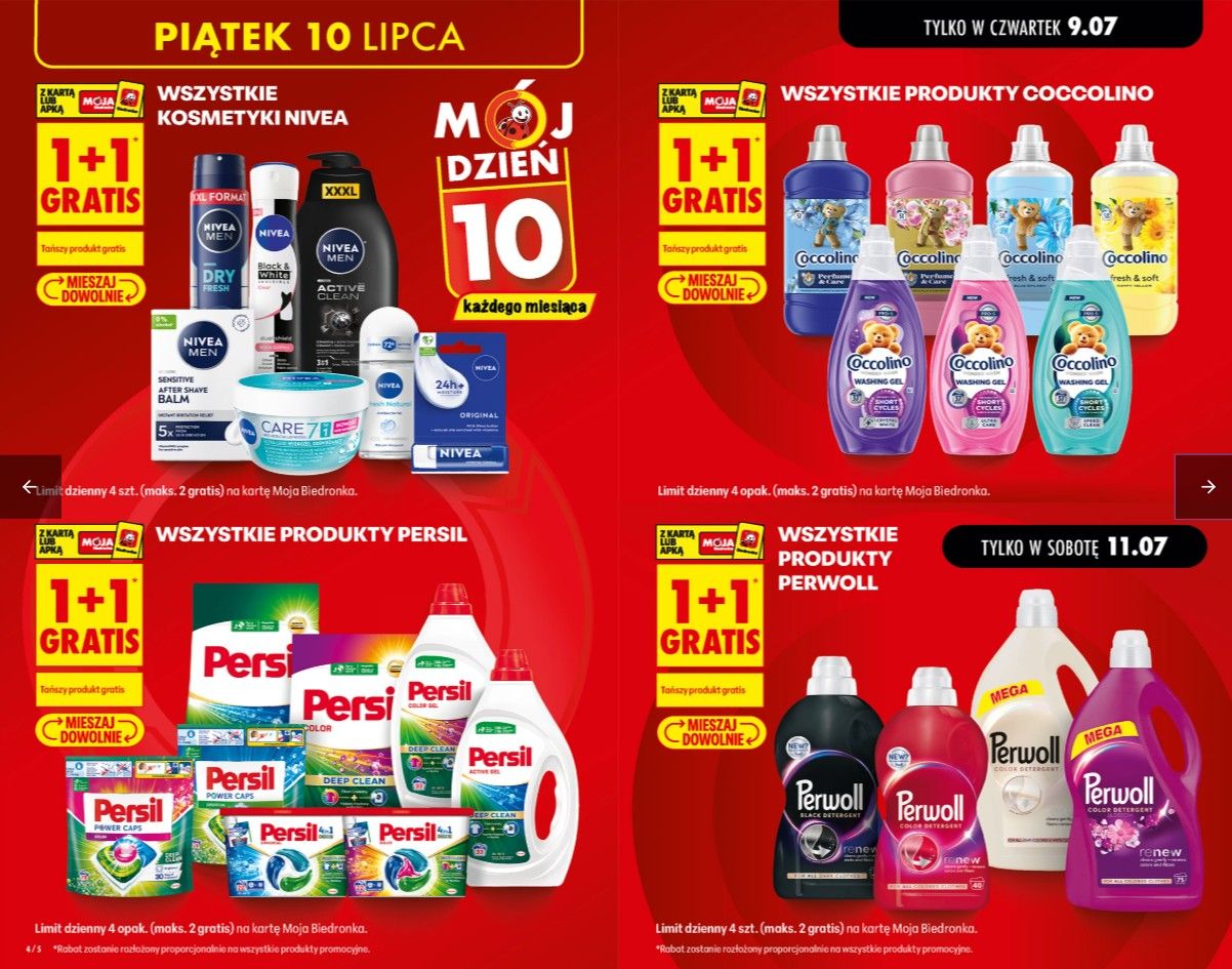 Od czwartku w Biedronce atrakcyjna oferta. 2+2 gratis to dopiero początek