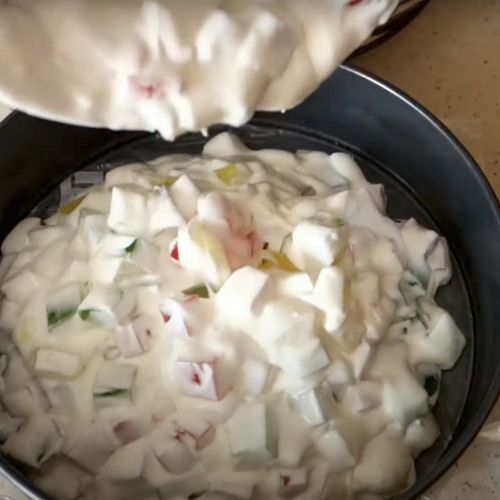 Taki deser podam na Dzień Dziecka. Zrobiłem go bez pieczenia z 4 składników