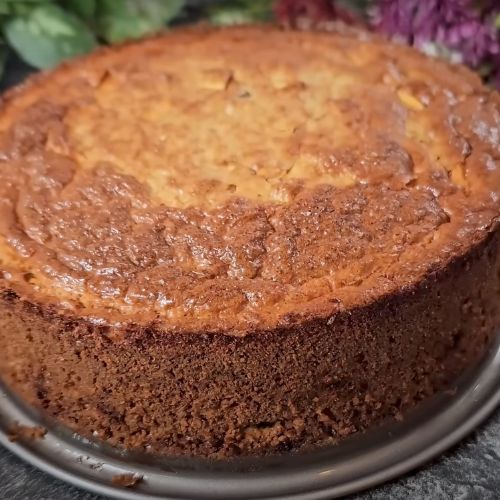 Przepis na to ciasto marchewkowe mam od sąsiadki. Mąkę zastępuję zdrowym składnikiem