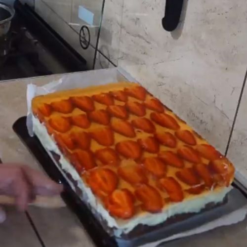 ciasto z truskawkami