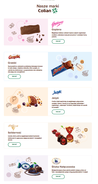 Colian, portfolio