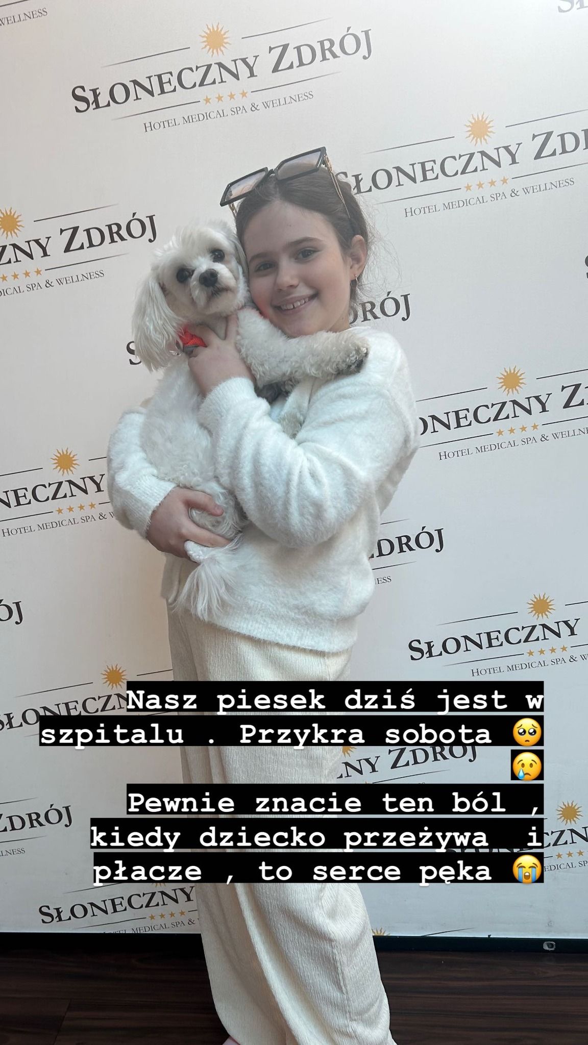 Iwona Węgrowska, córka Lilia, nowy wpis, problemy ze zdrowiem psa