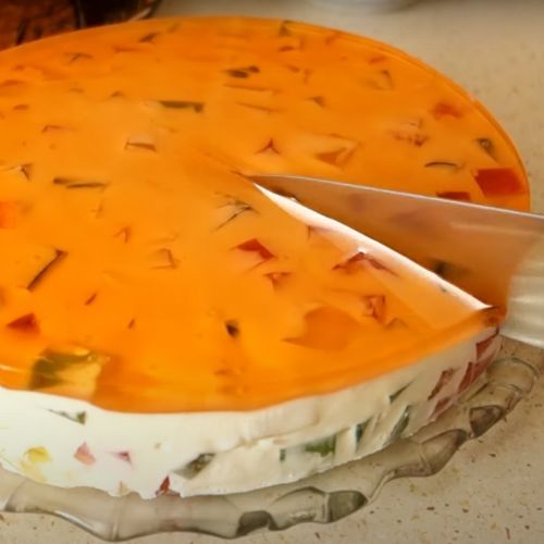 Taki deser podam na Dzień Dziecka. Zrobiłem go bez pieczenia z 4 składników