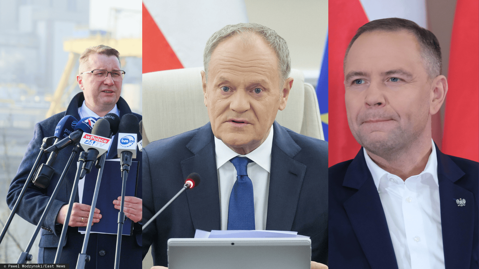 Wyniki nowego sondażu. Tak Polacy ocenili Nawrockiego, Tuska i Czarnka