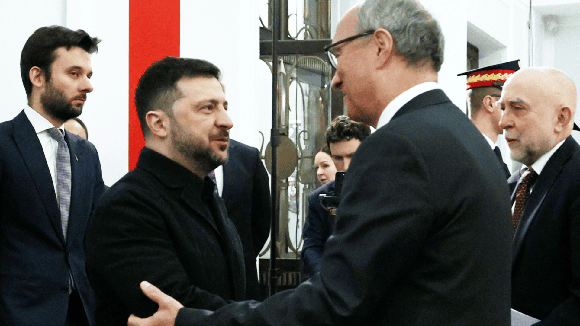 Zełenski spotkał się z Czarzastym. Zdobył się na wyjątkowy gest