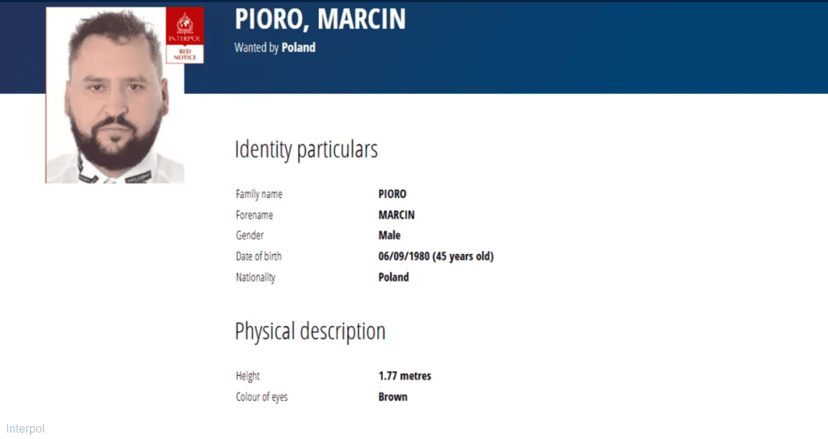 Czerwona nota, Interpol