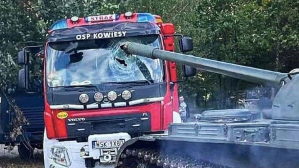 czołg wóz strażacki
